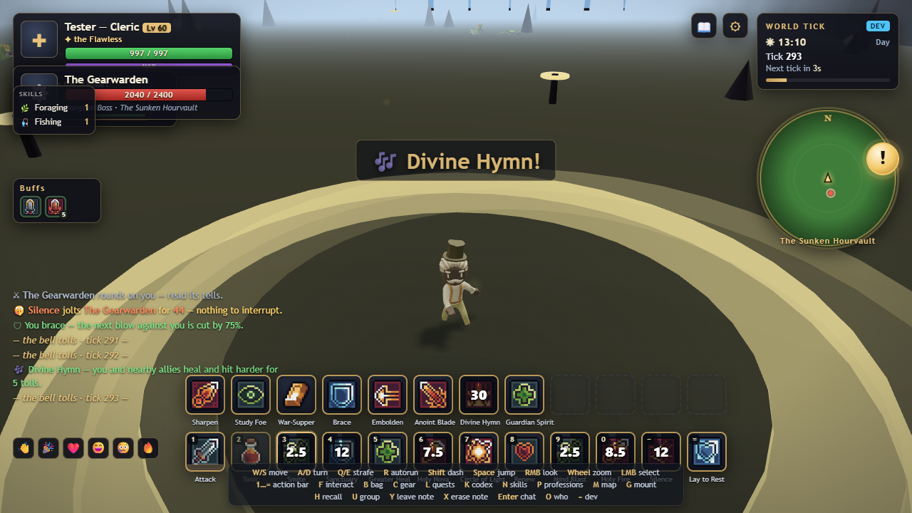 Cleric in The Sunken Hourvault