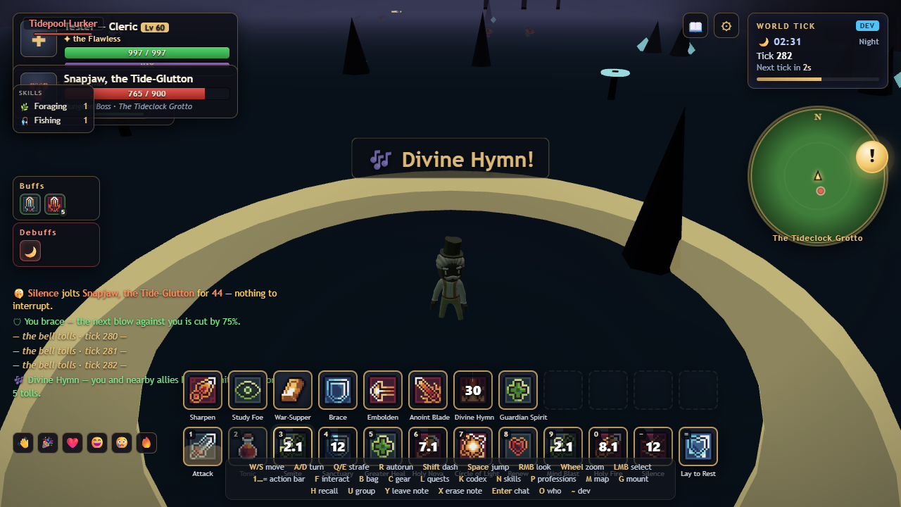 Cleric in The Tideclock Grotto