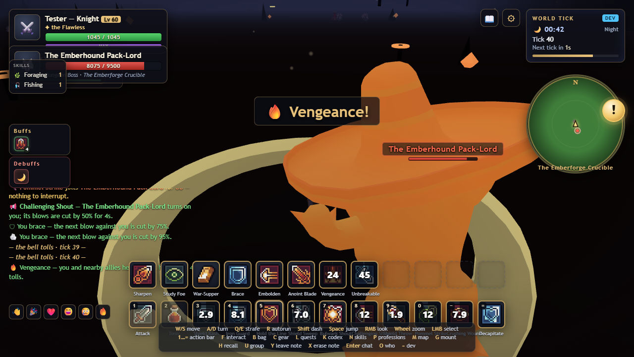 Knight in The Emberforge Crucible