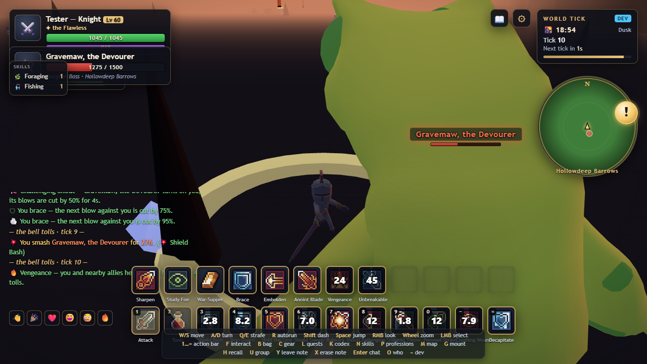 Knight in Hollowdeep Barrows