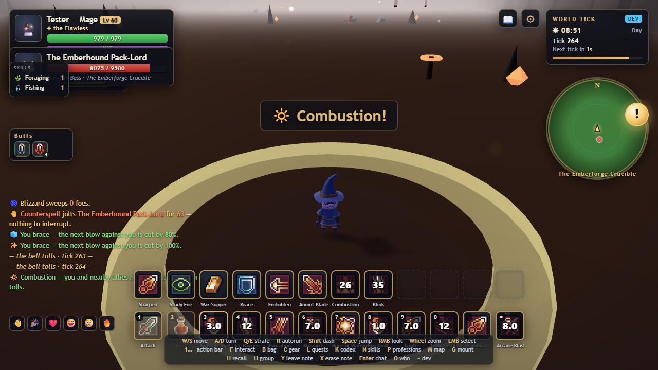Mage in The Emberforge Crucible