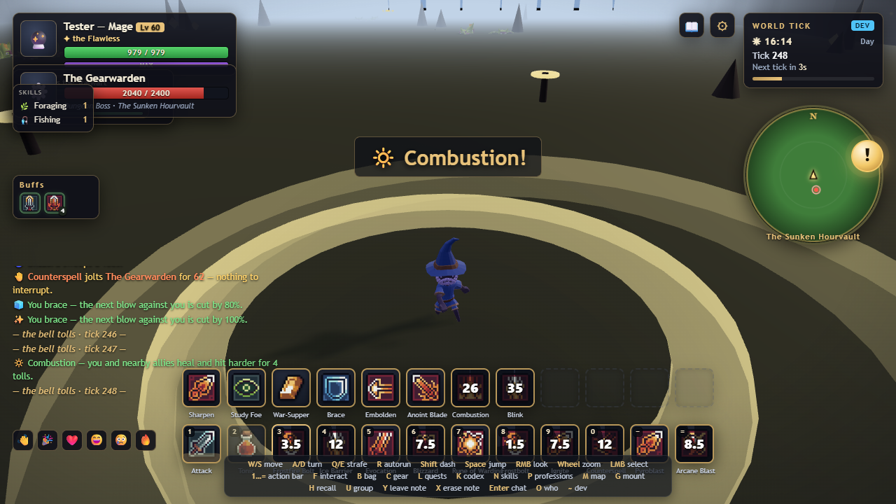 Mage in The Sunken Hourvault