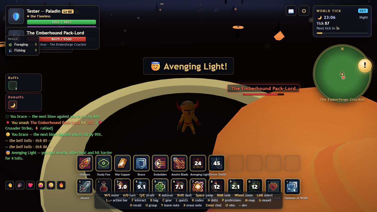 Paladin in The Emberforge Crucible