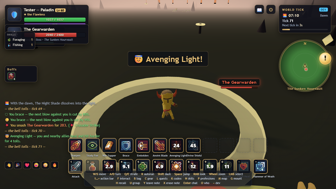Paladin in The Sunken Hourvault