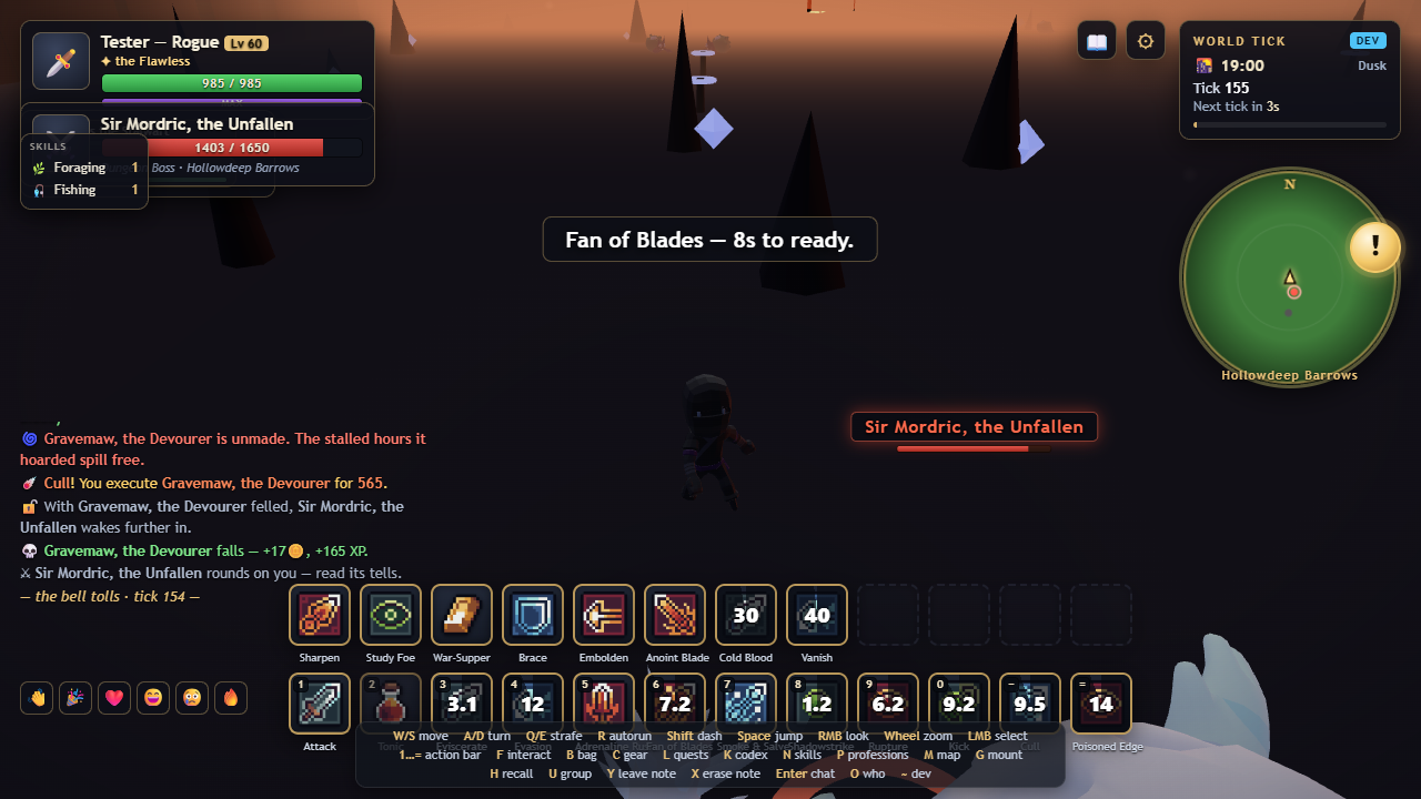 Rogue in Hollowdeep Barrows